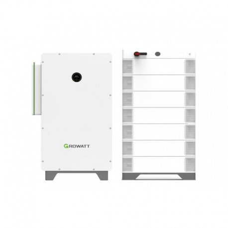 Growatt Commercial ESS WIT 100K-HU Hybrid inverter, APX 129kWh storage